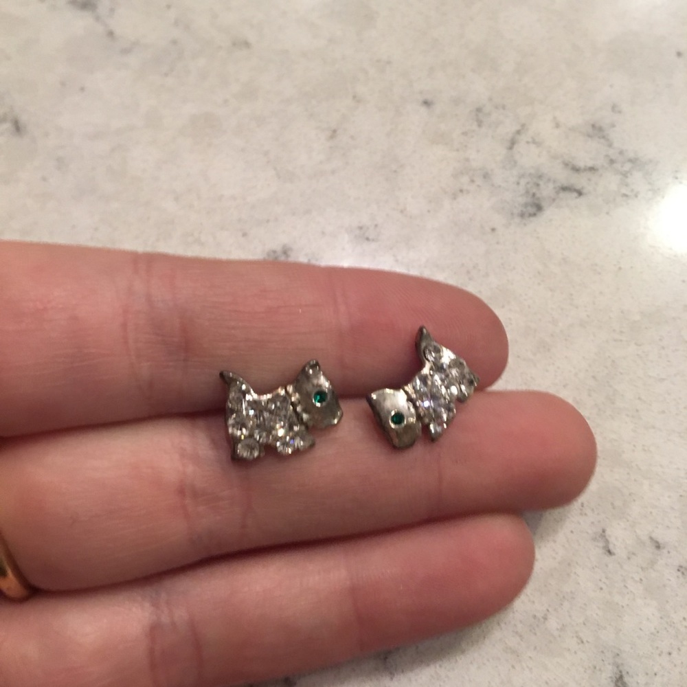Terrier shaped earrings